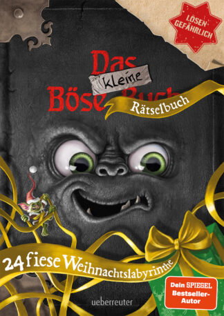 Produktcover des Buches: Das kleine Böse Rätselbuch - 24 fiese Weihnachtslabyrinthe (Das kleine Böse Buch)