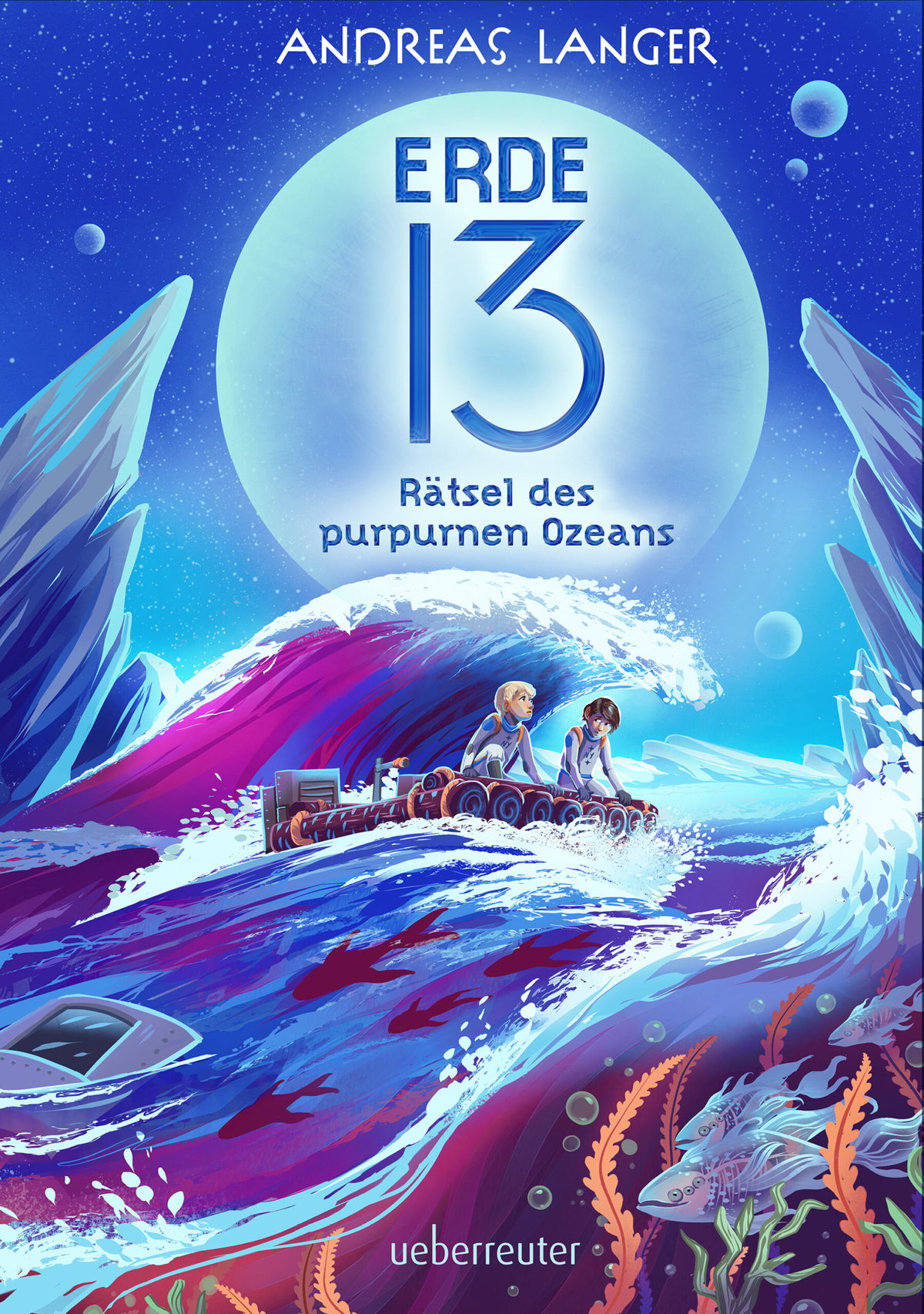 Produktcover des Buches: Erde 13 – Rätsel des purpurnen Ozeans (Erde 13