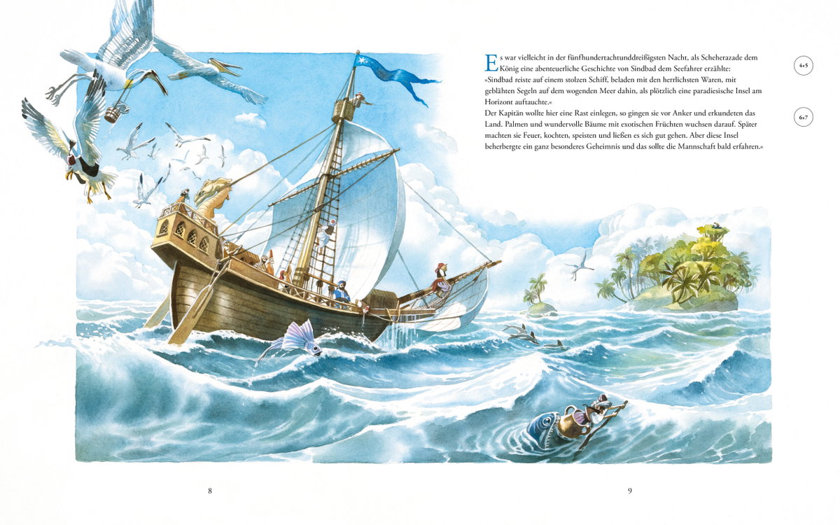 Innenansicht Beispiel aus dem Buch: Scheherazade (Das musikalische Bilderbuch mit CD und zum Streamen)
