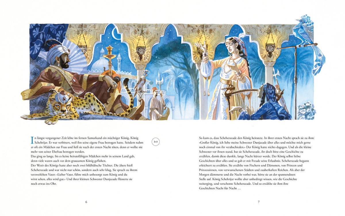 Innenansicht Beispiel aus dem Buch: Scheherazade (Das musikalische Bilderbuch mit CD und zum Streamen)
