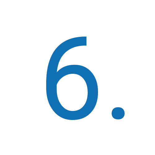 Aufzählungspunkt 6. 